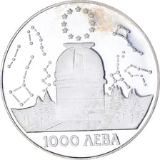 Coin, Bulgaria, Rozhen Astronomical Observatory, 1000 Leva, 1995, AU(55-58)