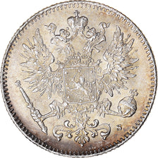 Coin, Finland, Nicholas II, 50 Penniä, 1916, MS(60-62), Silver, KM:2.2