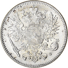 Coin, Finland, Nicholas II, 50 Penniä, 1916, MS(63), Silver, KM:2.2