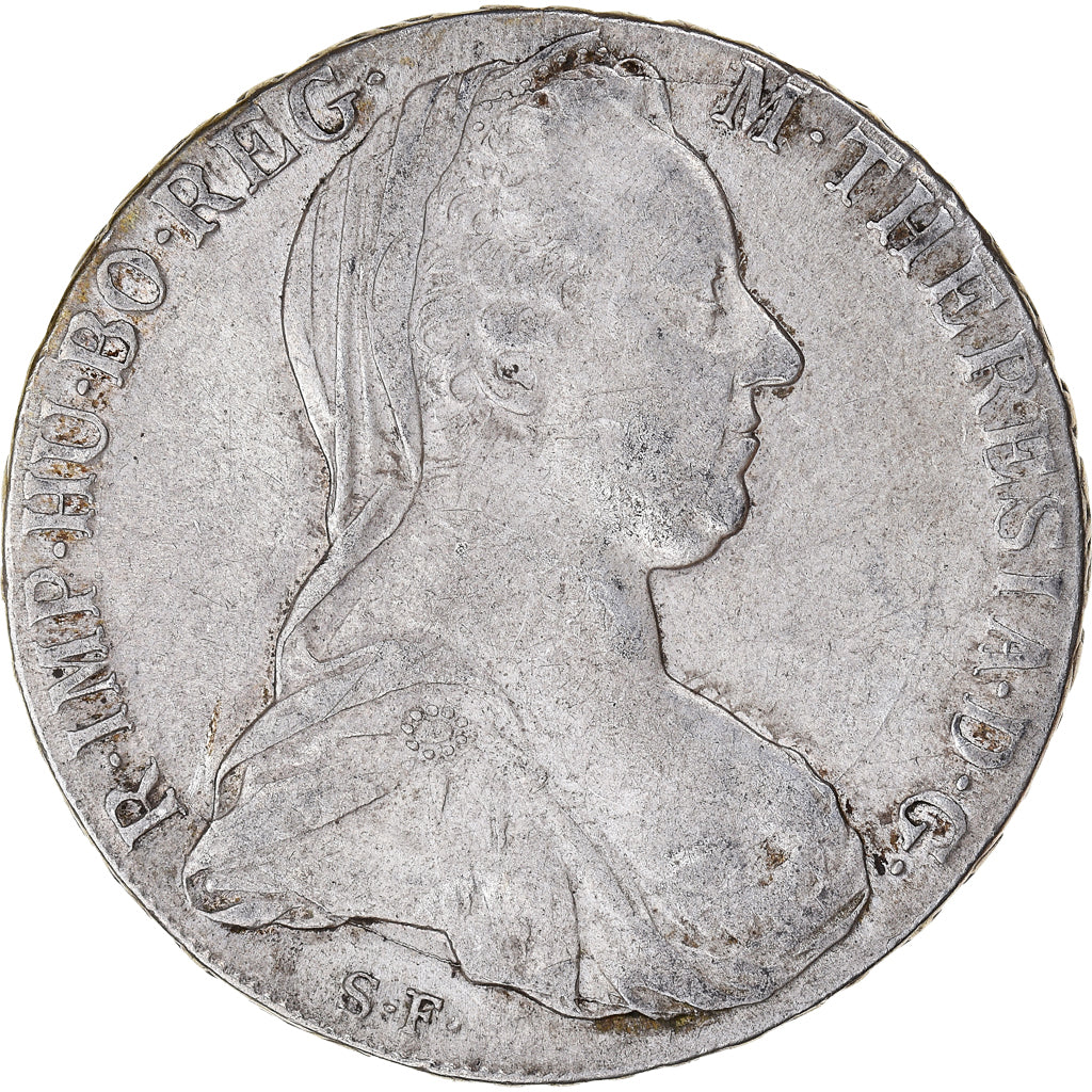 Coin, Austria, Joseph II, Thaler, 1780, Restrike, EF(40-45), Silver, KM:T1