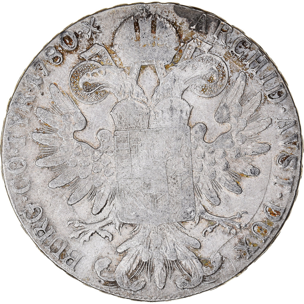 Coin, Austria, Joseph II, Thaler, 1780, Restrike, EF(40-45), Silver, KM:T1