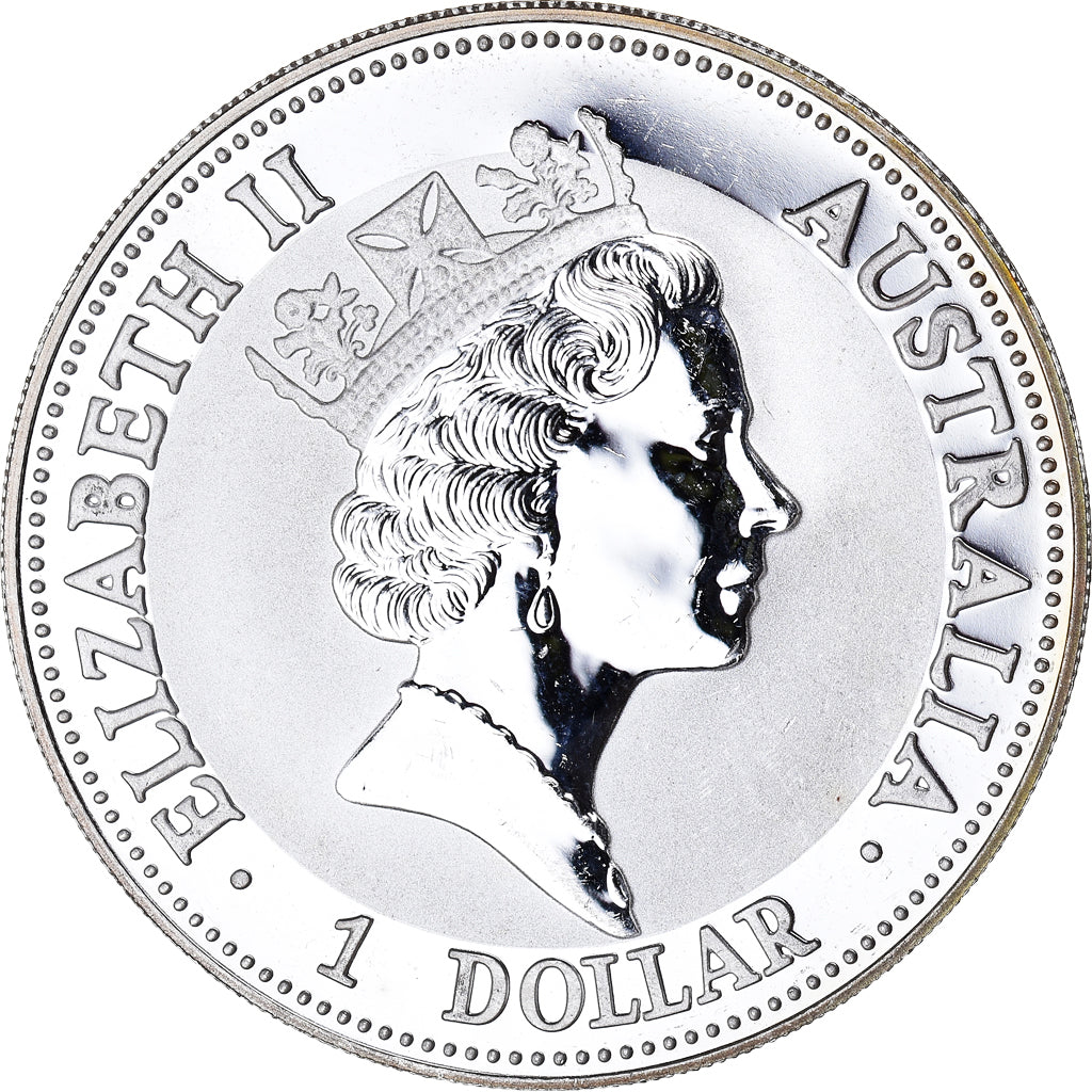 Coin, Australia, Elizabeth II, Australian Kookaburra, Dollar, 1992, 1 Oz