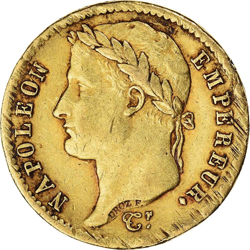 Moneta, Francja, Napoléon I, 20 Francs, 1811, Paris, EF(40-45), Złoto