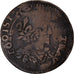 Coin, France, Louis XIII, Double Tournois, 1639, Vallée du Rhône