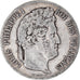 Coin, France, Louis-Philippe, 5 Francs, 1837, Paris, VF(20-25), Silver