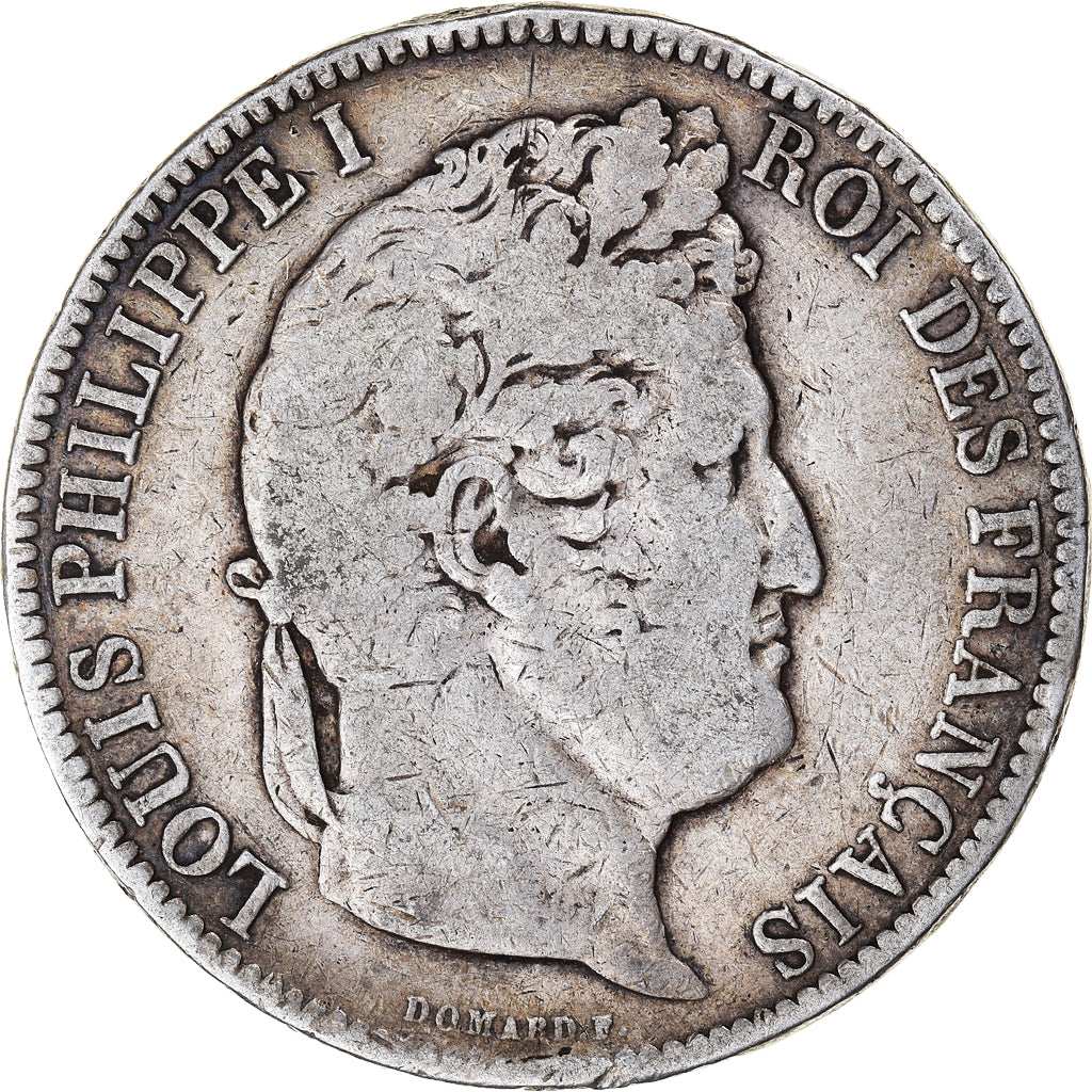 Munten, Frankrijk, Louis-Philippe, 5 Francs, 1831, Paris, ZG+, Zilver, KM:745.1