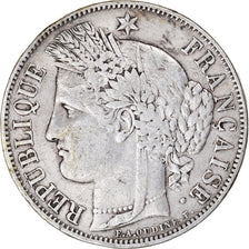 Moneta, Francia, Cérès, 5 Francs, 1850, Paris, MB+, Argento, KM:761.1
