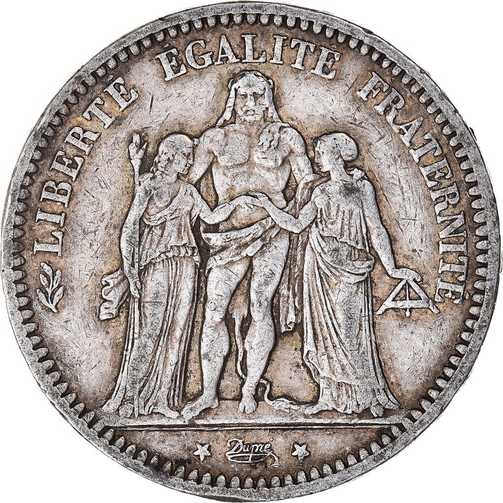 Monnaie, France, Hercule, 5 Francs, 1872, Paris, TB+, Argent, Gadoury:745a