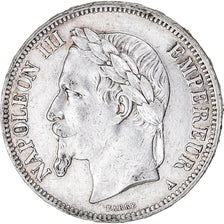 Moneta, Francja, Napoleon III, 5 Francs, 1867, Paris, EF(40-45), Srebro