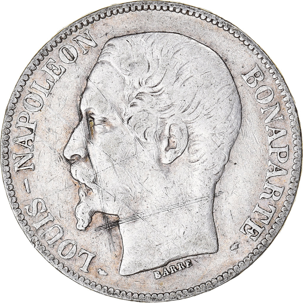 Monnaie, France, Napoleon III, 5 Francs, 1852, Paris, TB+, Argent, Gadoury:726