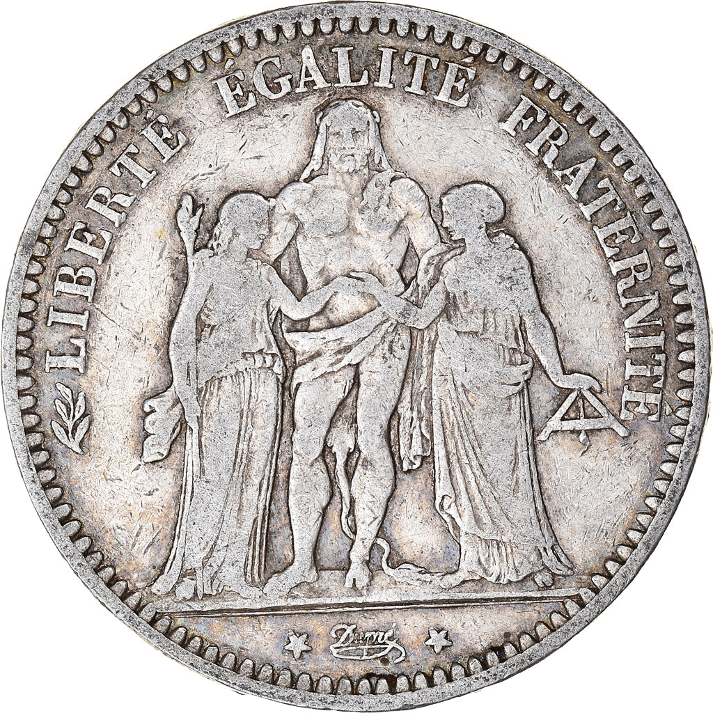 Coin, France, Hercule, 5 Francs, 1873, Paris, VF(30-35), Silver, KM:820.1