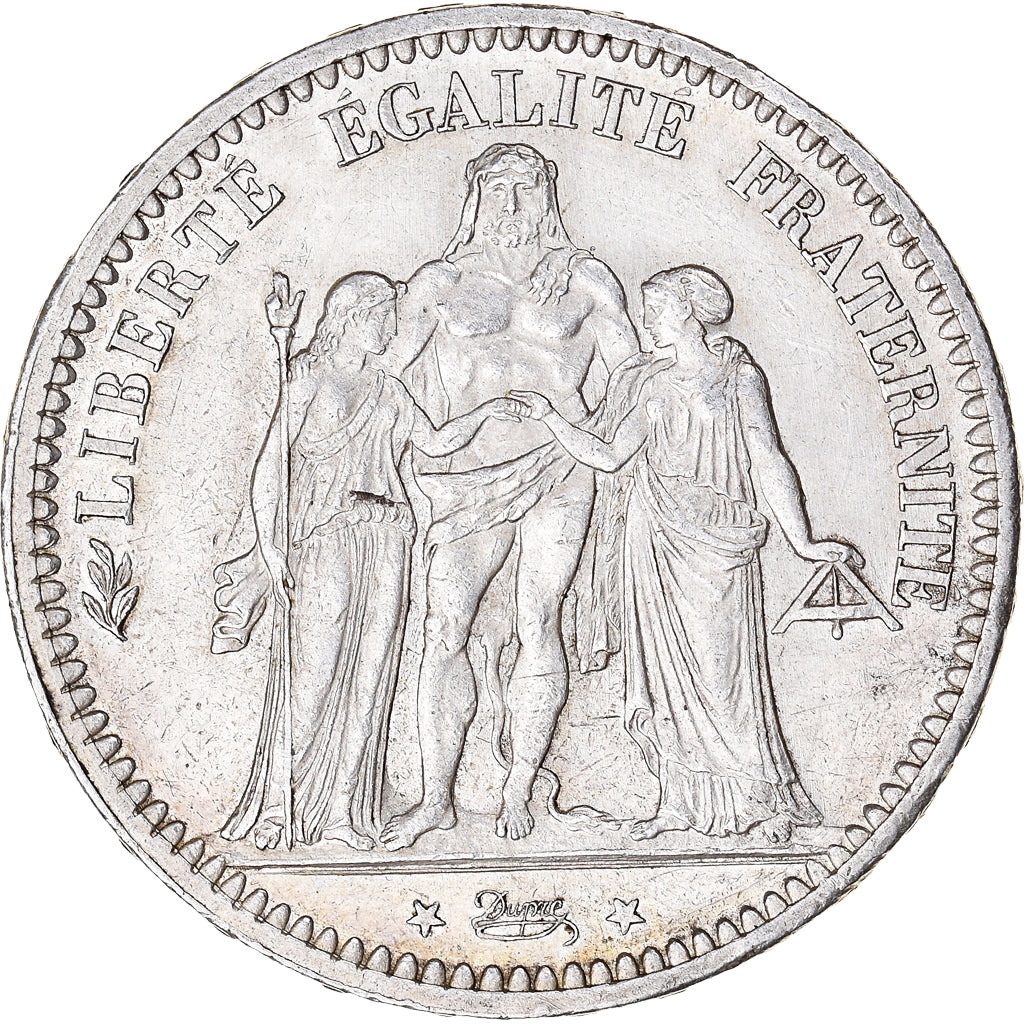Coin, France, Hercule, 5 Francs, 1873, Paris, AU(50-53), Silver, KM:820.1