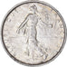 Moeda, França, Semeuse, 5 Francs, 1968, AU(50-53), Prata, KM:926, Gadoury:770
