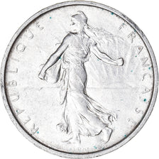 Munten, Frankrijk, Semeuse, 5 Francs, 1968, ZF+, Zilver, KM:926, Gadoury:770