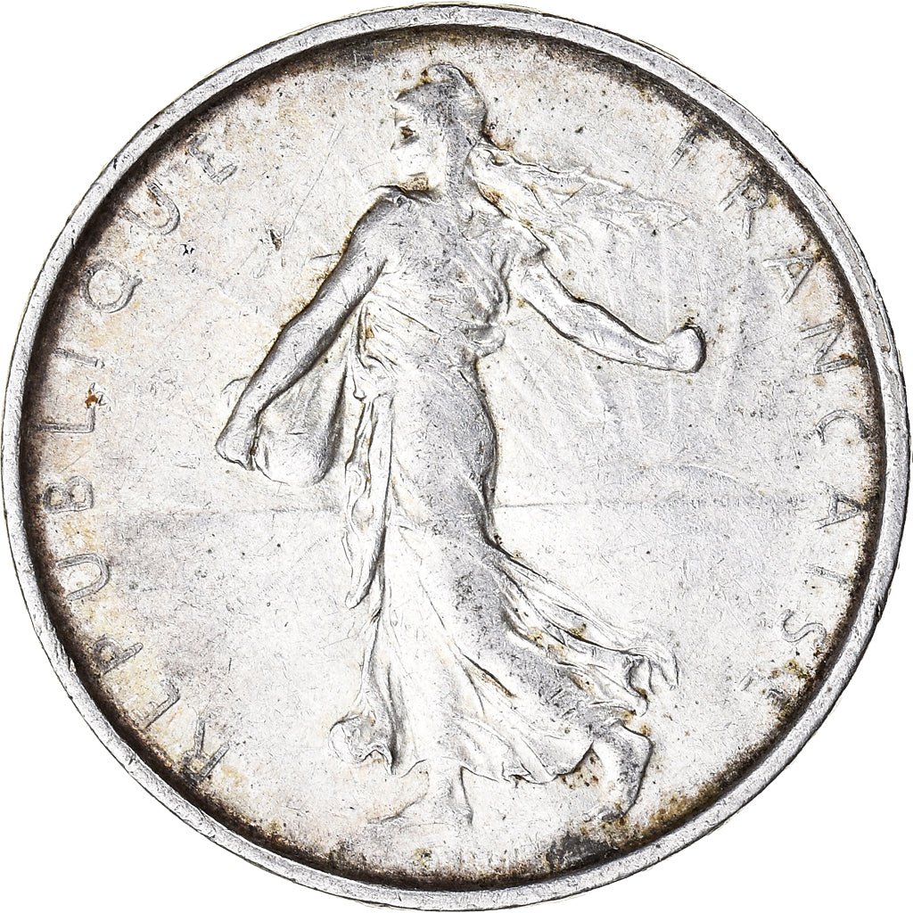 Coin, France, Semeuse, 5 Francs, 1967, Paris, AU(50-53), Silver, KM:926