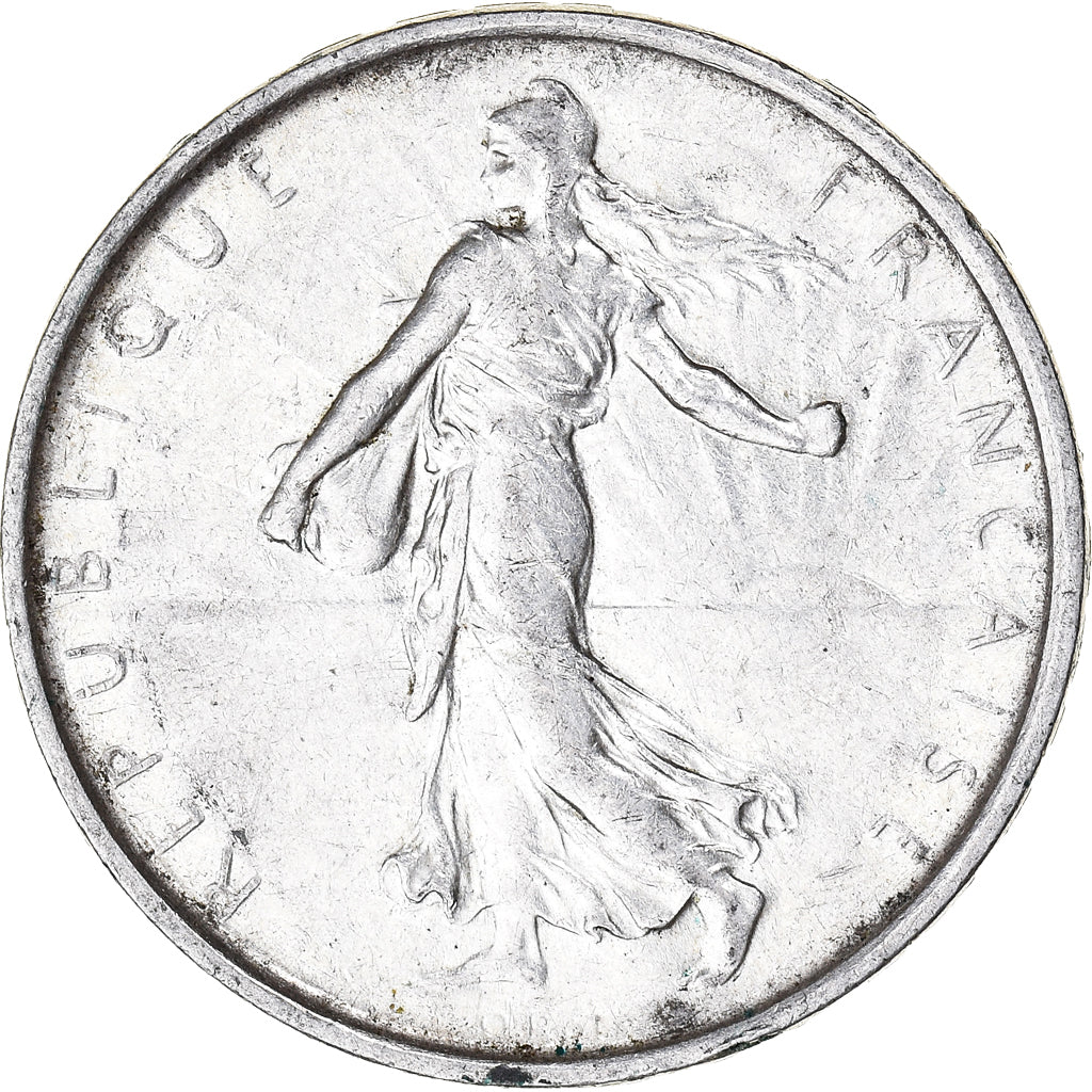 Coin, France, Semeuse, 5 Francs, 1967, Paris, AU(50-53), Silver, KM:926