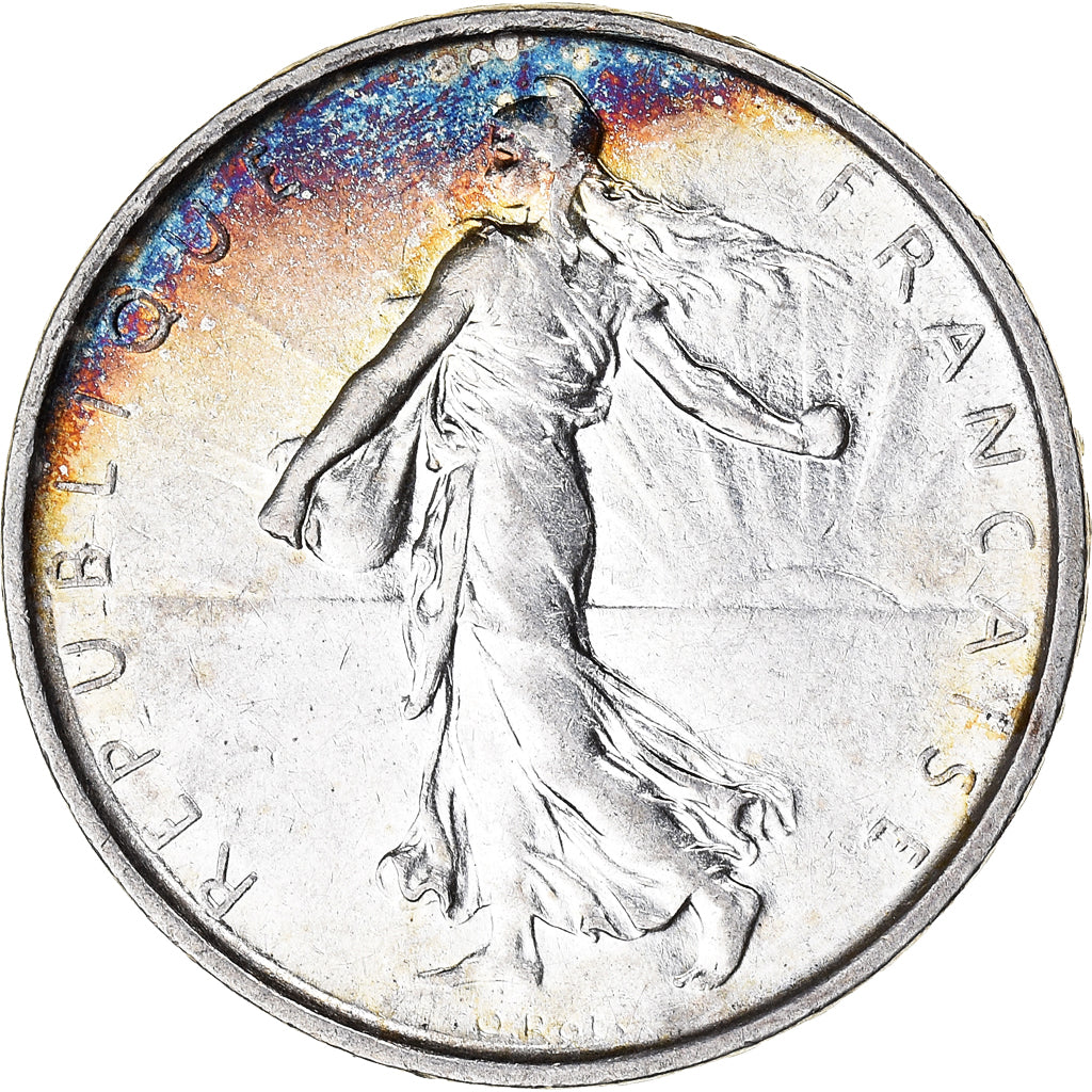 Coin, France, Semeuse, 5 Francs, 1967, Paris, AU(50-53), Silver, KM:926