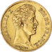 Moneda, Francia, Charles X, 40 Francs, 1830, Paris, MBC, Oro, KM:721.1