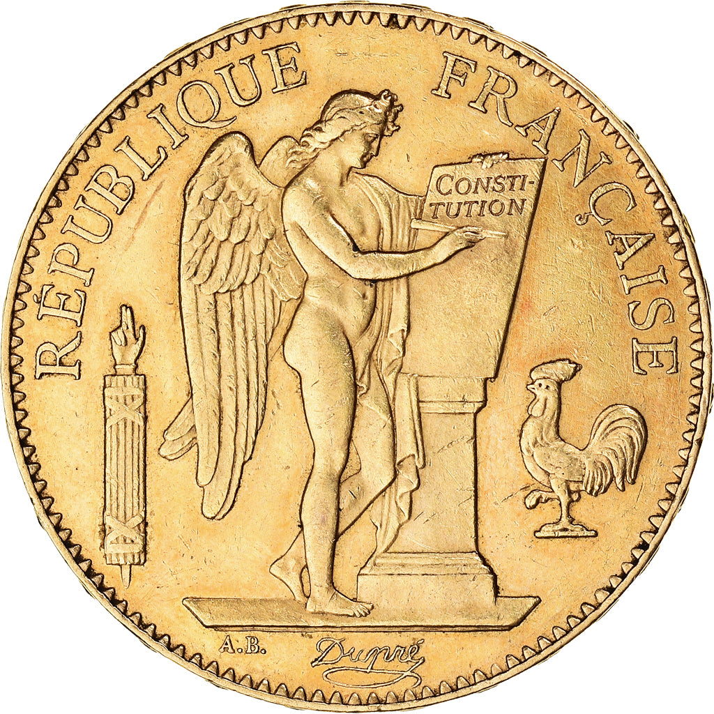 Münze, Frankreich, Génie, 100 Francs, 1881, Paris, SS+, Gold, KM:832