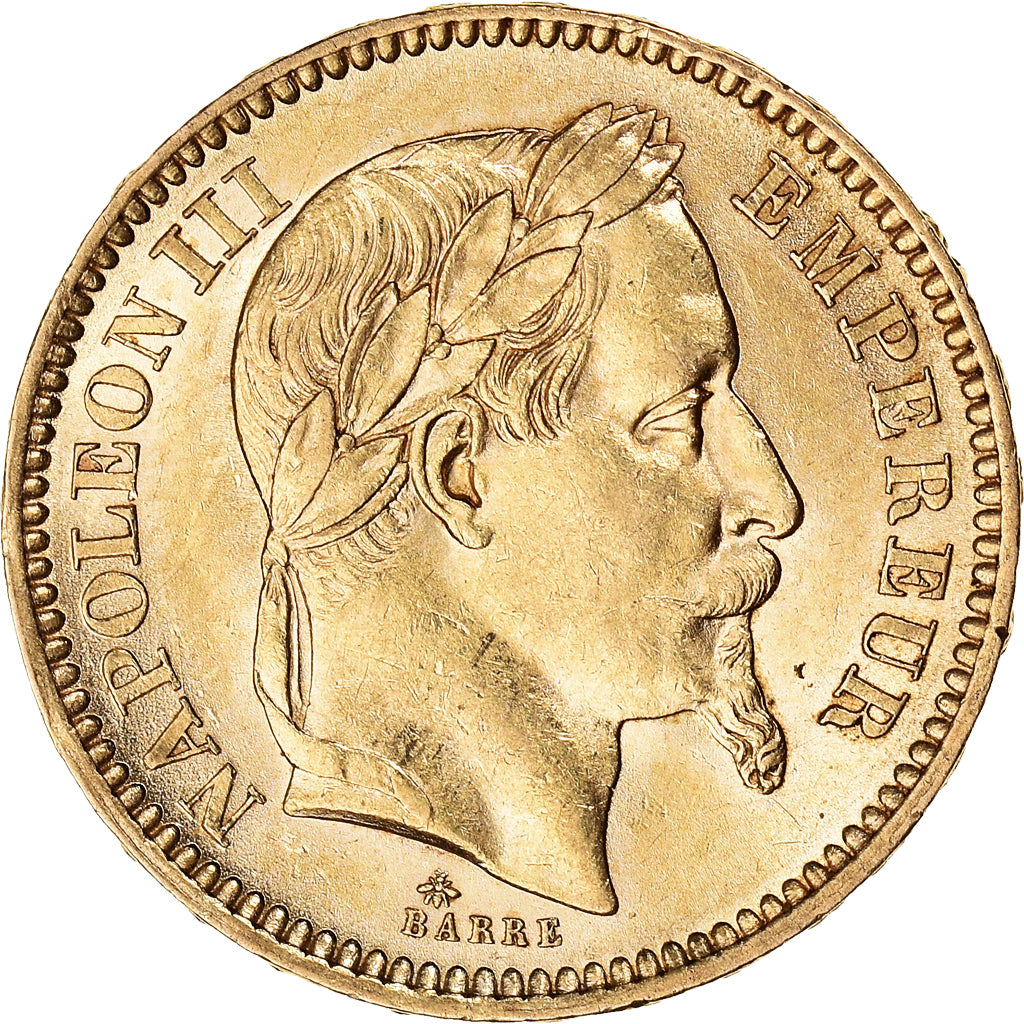 Monnaie, France, Napoleon III, 20 Francs, 1865, Paris, TTB+, Or, Gadoury:1062