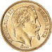 Monnaie, France, Napoleon III, 20 Francs, 1865, Paris, TTB+, Or, Gadoury:1062