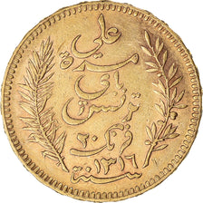 Monnaie, Tunisie, Ali Bey, 20 Francs, 1899, Paris, TTB+, Or, KM:227