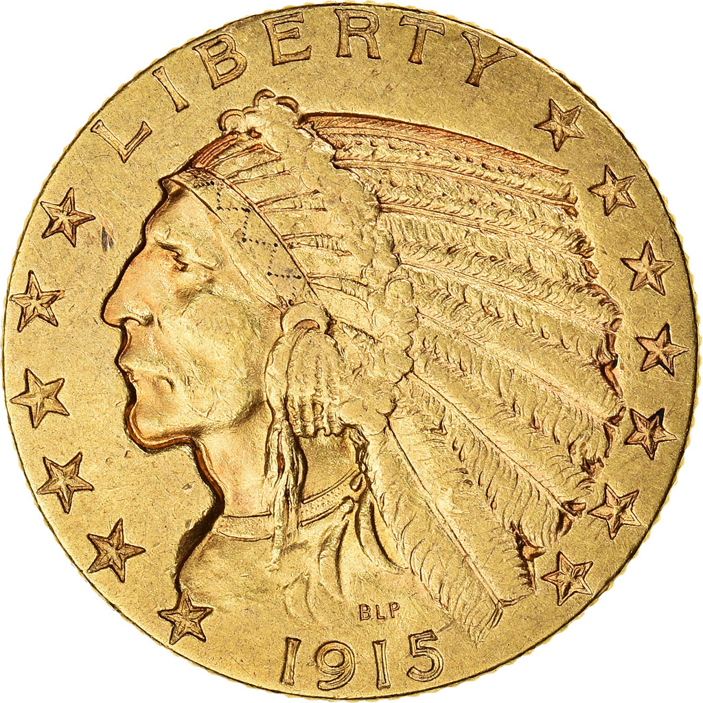 Münze, Vereinigte Staaten, Indian Head, $5, Half Eagle, 1915, Philadelphia