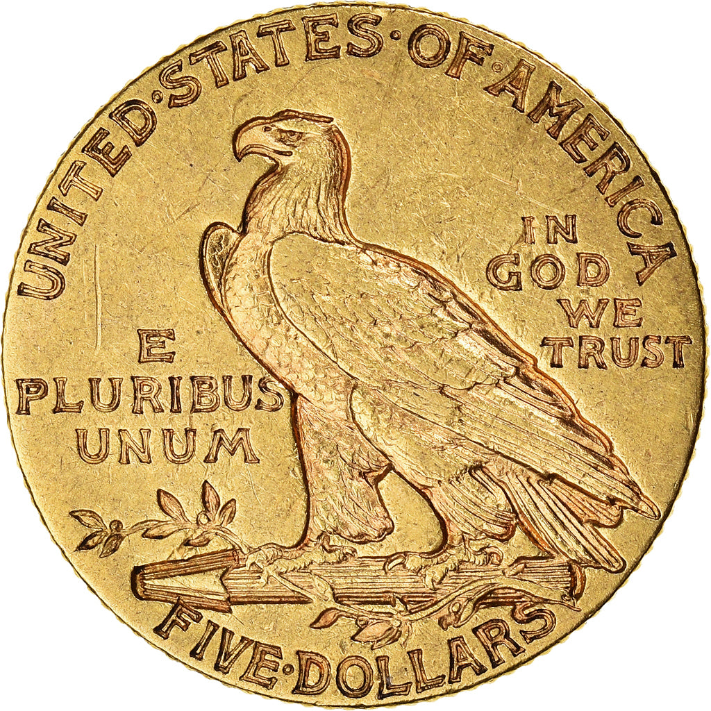 Münze, Vereinigte Staaten, Indian Head, $5, Half Eagle, 1915, Philadelphia
