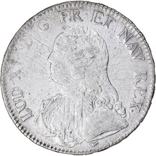 Coin, France, Louis XV, Ecu aux branches d'olivier, 1729, Paris, VF(30-35)