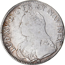 Moneda, Francia, Louis XV, Ecu aux branches d'olivier, 1726, Orléans, BC+