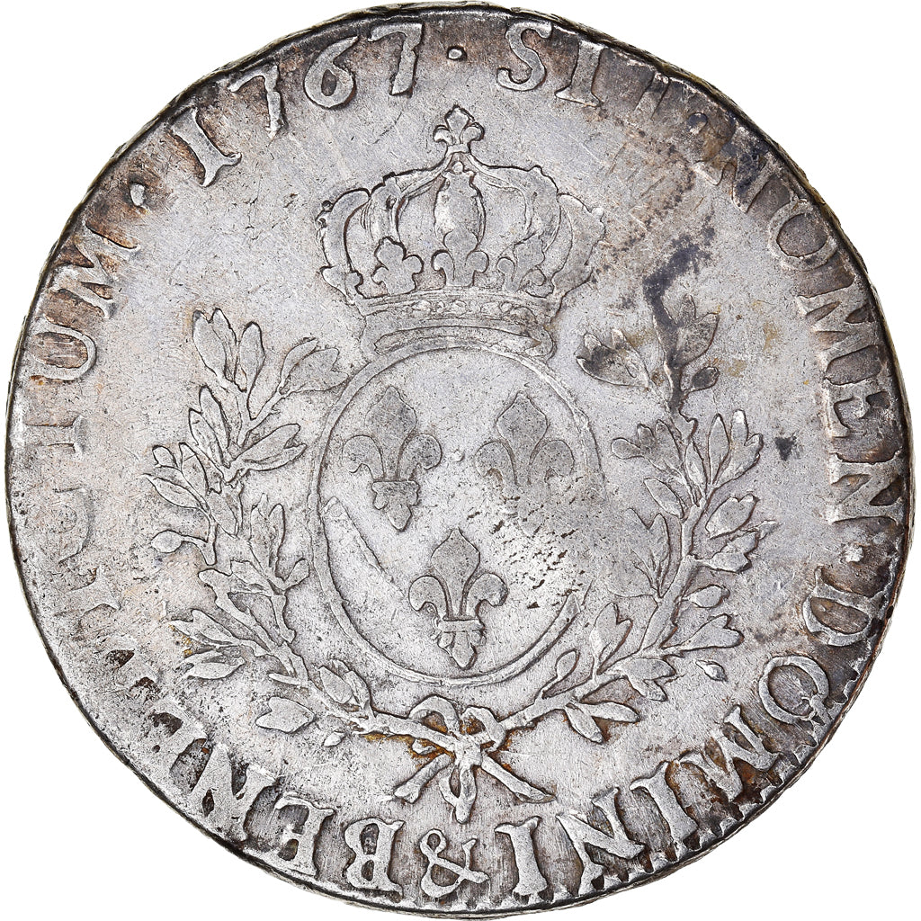 Moeda, França, Louis XV, Écu au bandeau, 1767, Aix-en-Provence, VF(30-35)
