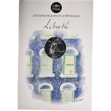 France, Monnaie de Paris, 10 Euro, Liberté Hiver Sempé, 2014, Paris, FDC