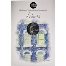 France, Monnaie de Paris, 10 Euro, Liberté Hiver Sempé, 2014, Paris, FDC