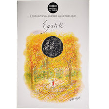 France, Monnaie de Paris, 10 Euro, Egalité Automne Sempé, 2014, Paris, FDC