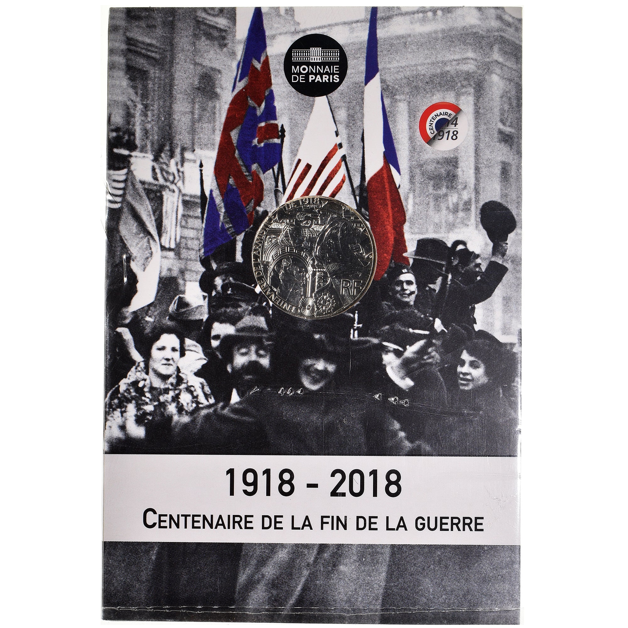 France, Monnaie de Paris, 10 Euro, Centenaire de l'Armistice, 2018, Paris