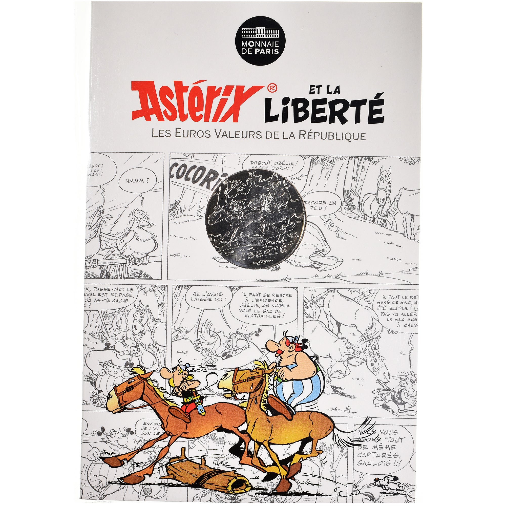 Francia, Monnaie de Paris, 10 Euro, Astérix Liberté (Le Tour de Gaule -