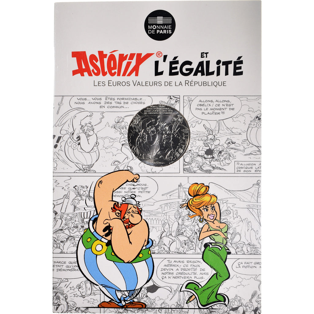 France, Monnaie de Paris, 10 Euro, Astérix Égalité (Le devin - Obélix)