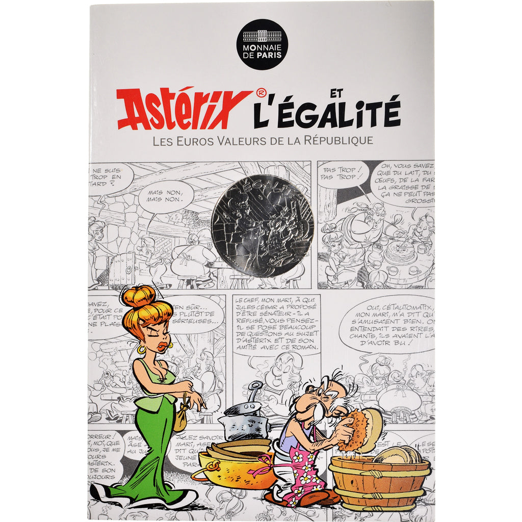 Frankrijk, Parijse munten, 10 Euro, Astérix Égalité (La zizanie), 2015