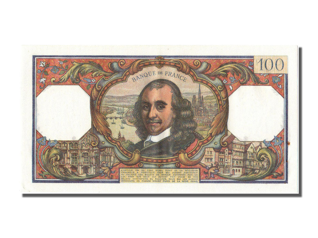 France, 100 Francs, 100 F 1964-1979 ''Corneille'', 1964, KM #149a, 1964-10-01,..