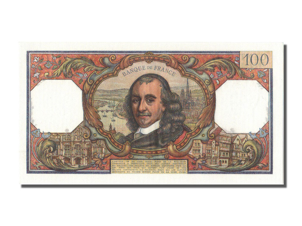 Billet, France, 100 Francs, 100 F 1964-1979 ''Corneille'', 1965, 1965-07-01