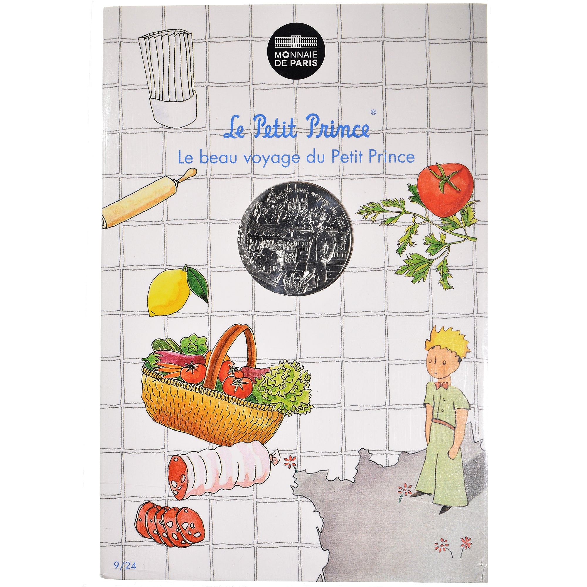 Francia, Monnaie de Paris, 10 Euro, Le Petit Prince (et la gastronomie), 2016
