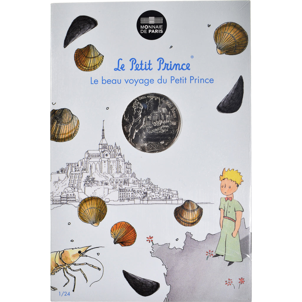 Francia, Monnaie de Paris, 10 Euro, Le Petit Prince (Mont Saint-Michel), 2016
