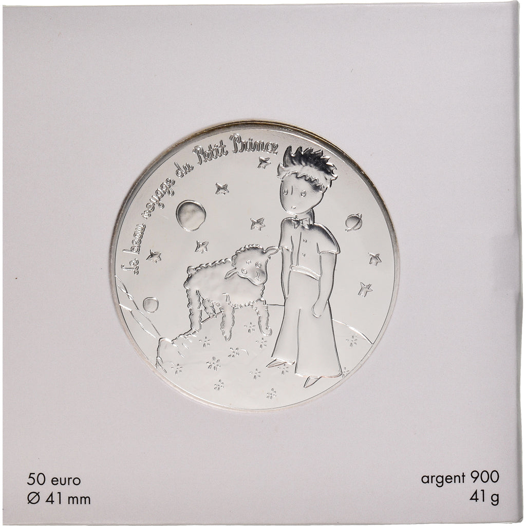 France, Monnaie de Paris, 50 Euro, Petit Prince Beau Voyage, 2016, Paris, FDC
