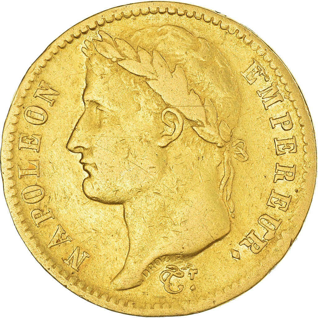 Moneta, Francja, Napoléon I, 20 Francs, 1812, Paris, EF(40-45), Złoto