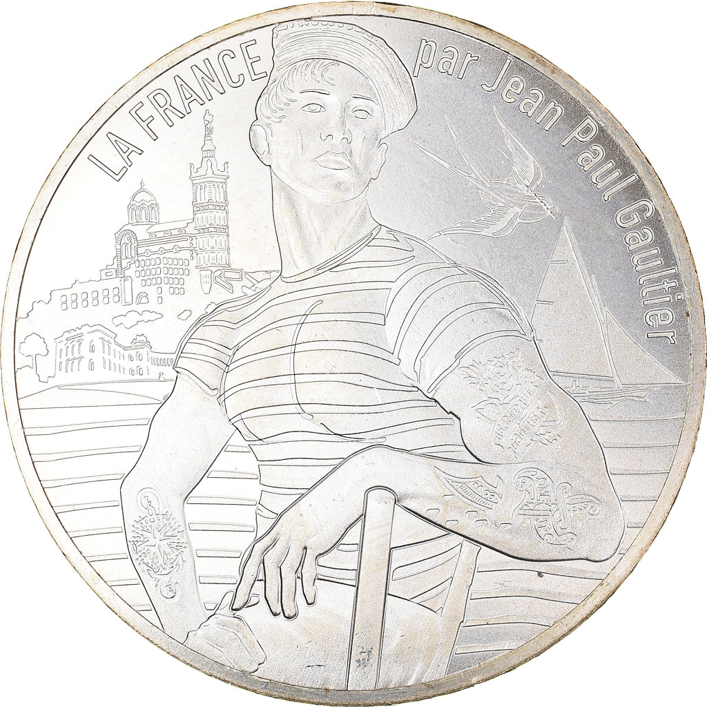 France, Monnaie de Paris, 10 Euro, Jean-Paul Gaultier (La Provence rayonnante)