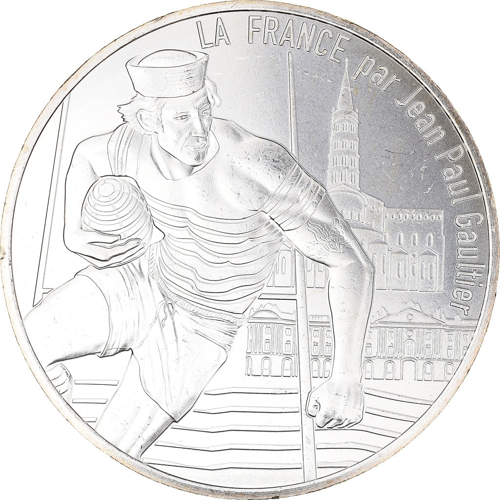 France, Monnaie de Paris, 10 Euro, Jean-Paul Gaultier (Toulouse la