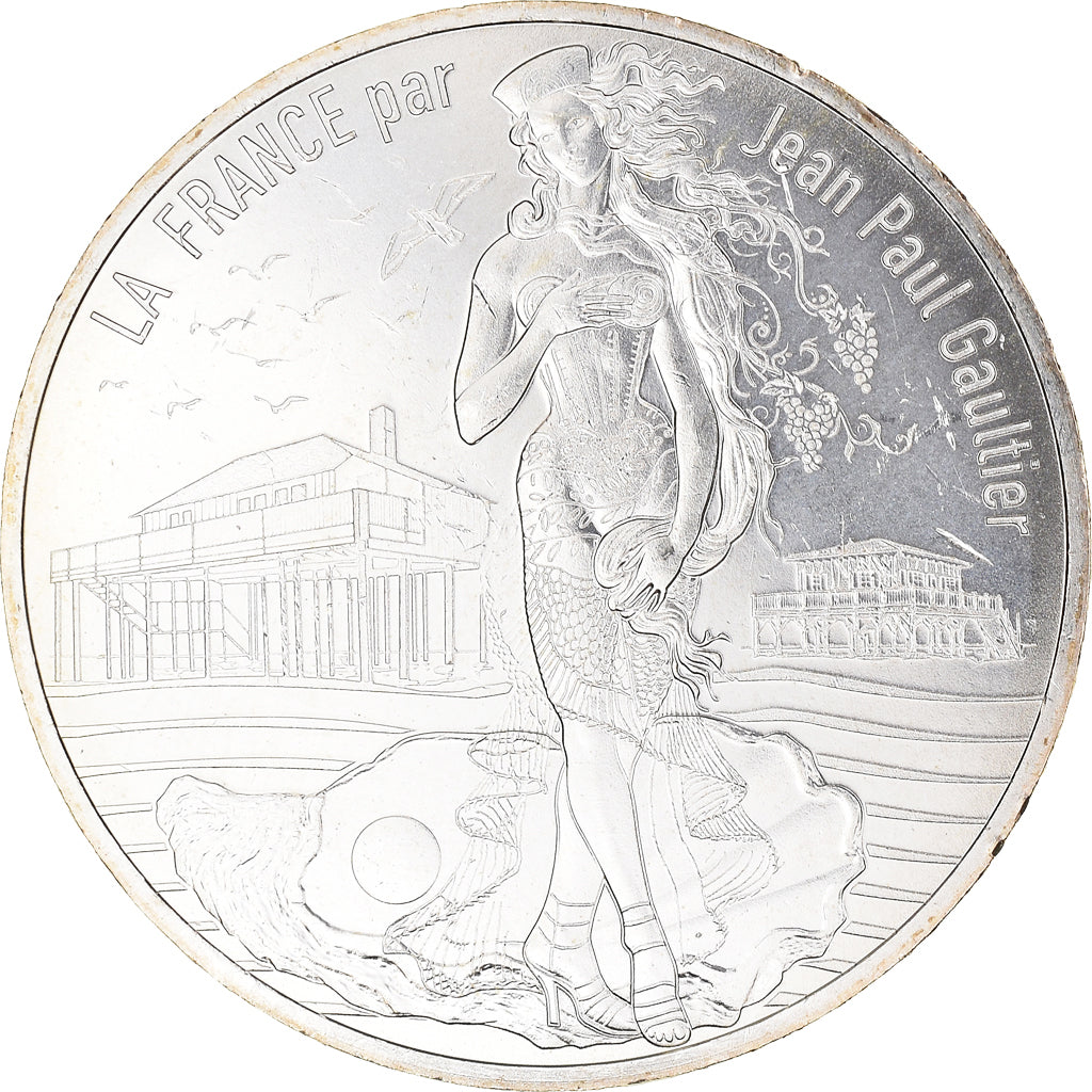 France, Monnaie de Paris, 10 Euro, Jean-Paul Gaultier (L'Aquitaine nouvelle)