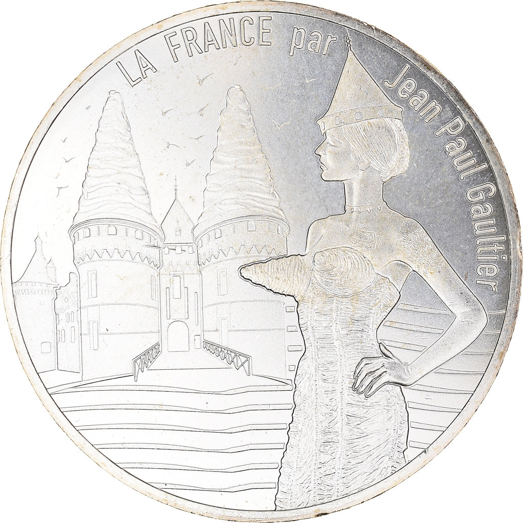 Francia, Monnaie de Paris, 10 Euro, Jean-Paul Gaultier (La Touraine royale)