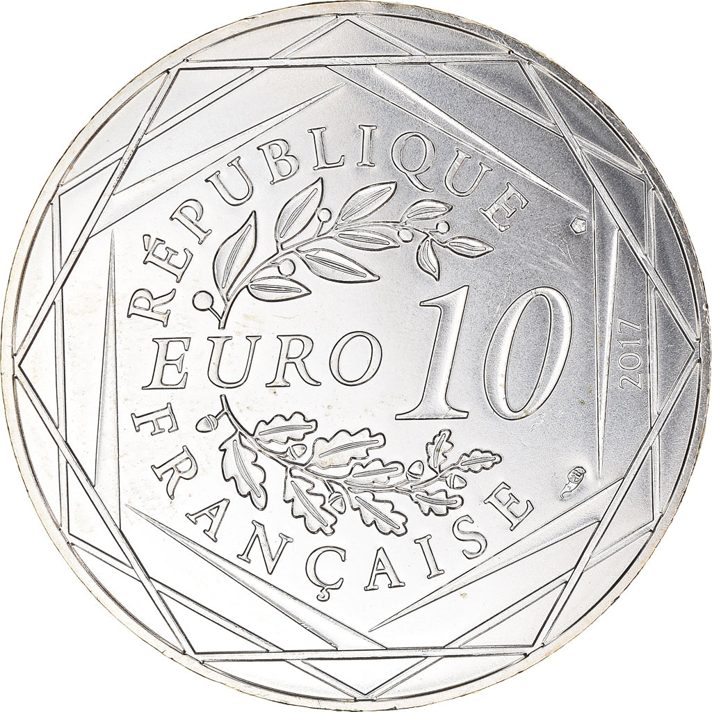 Francia, Monnaie de Paris, 10 Euro, Jean-Paul Gaultier (La Touraine royale)