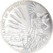 France, Monnaie de Paris, 10 Euro, Jean-Paul Gaultier (L'Outre-mer étincelant)